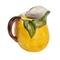 Hello Honey® 6.25" Sunny Orchard Stoneware Lemon Pitcher